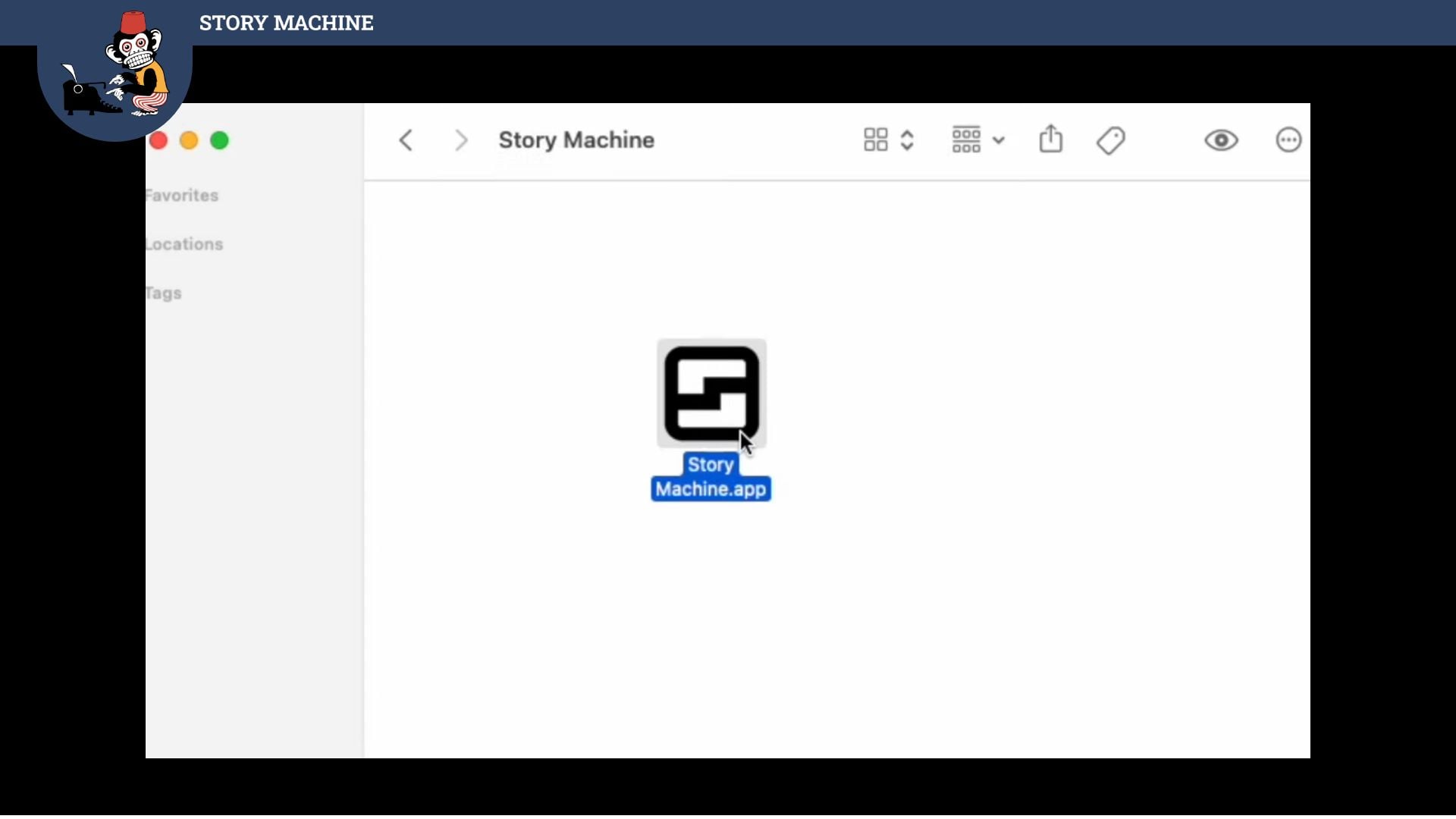 Story Machine homepage screenshot