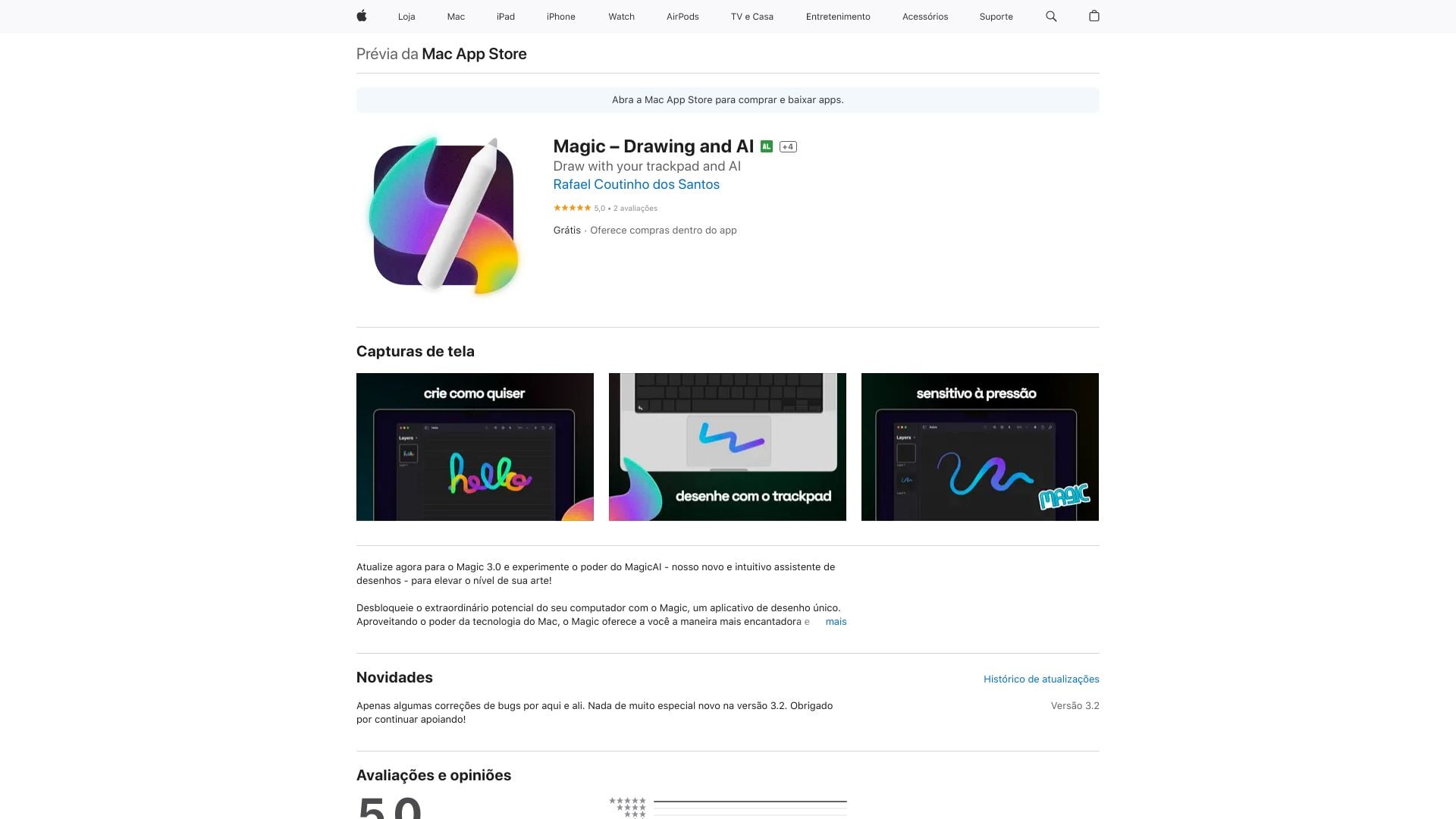 MagicAI for Magic homepage screenshot