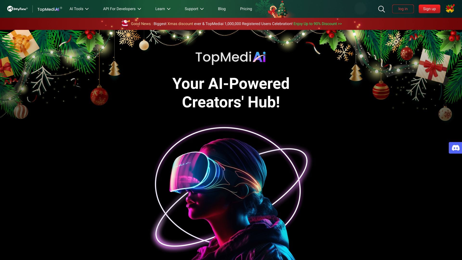 TopMediai® homepage screenshot