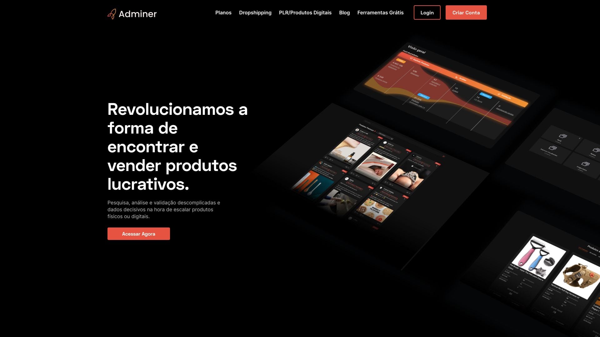 Adminer homepage screenshot
