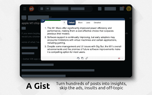 Point Is: AI Summary & Search homepage screenshot