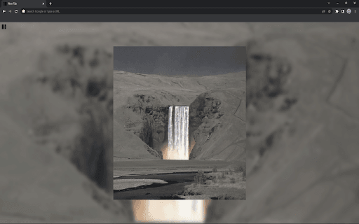 Archillect Tab homepage screenshot