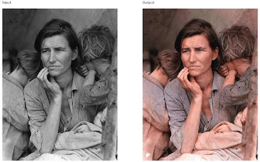 ChromaColorizer homepage screenshot