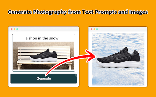 AI Product Photography homepage screenshot