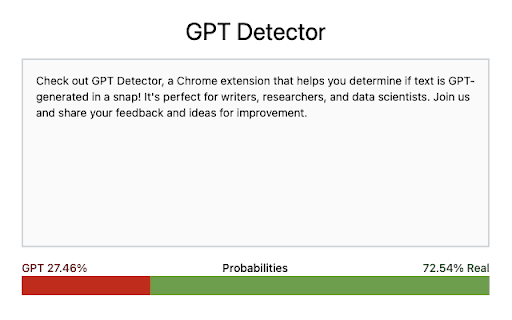 GPT Detector by AE Studio homepage screenshot