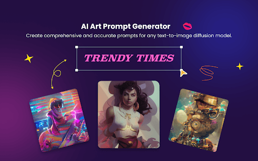 AI Art Prompt Lucky Dice homepage screenshot