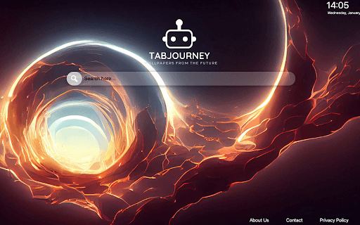 TabJourney homepage screenshot