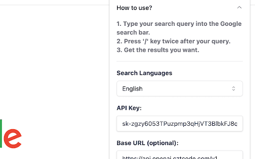 search-tune homepage screenshot
