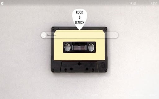 Rock and Search homepage screenshot