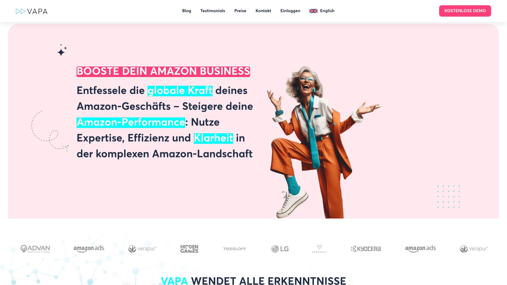 vapa.ai homepage screenshot