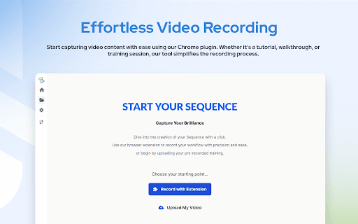 AdoptSequence Video Capture homepage screenshot