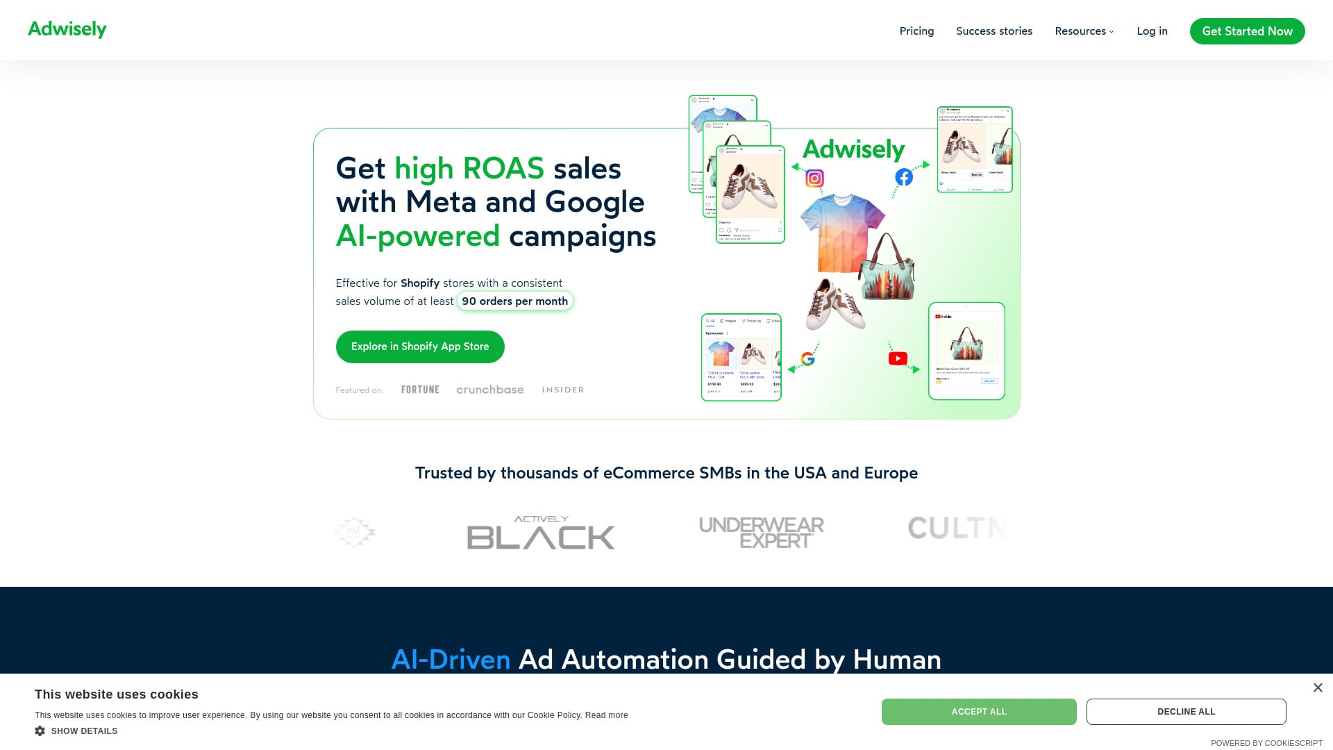 adwisely.com homepage screenshot