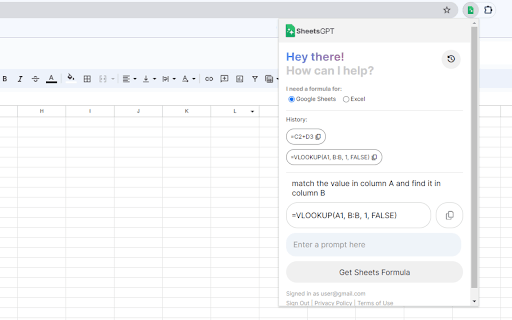 SheetsGPT - AI Google Sheets Formula Maker - AI-powered Chrome ...