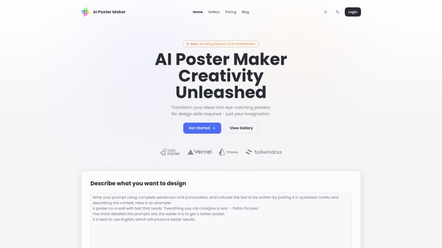 AI Poster Maker - AI tool for generating custom posters and designs ...