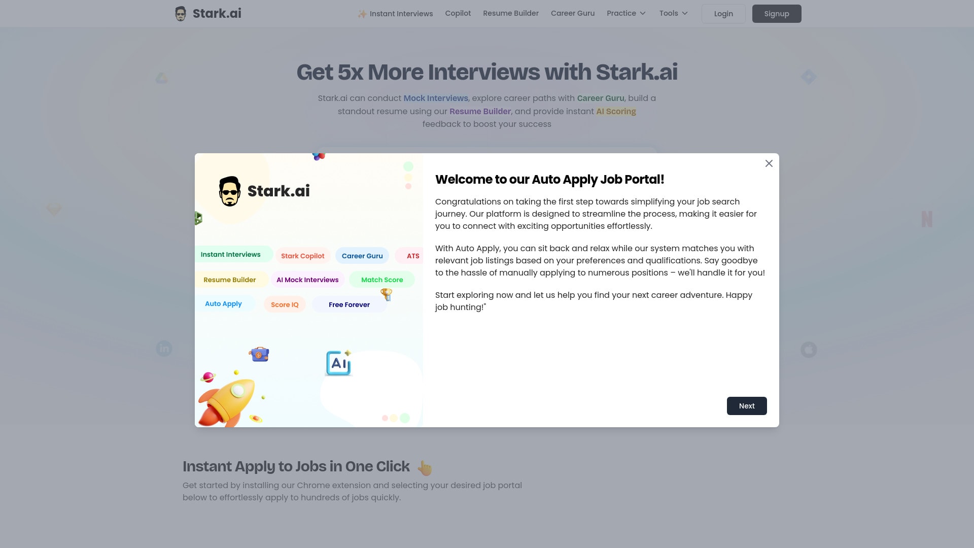 Stark AI - AI-powered career platform offering job search tools, resume ...