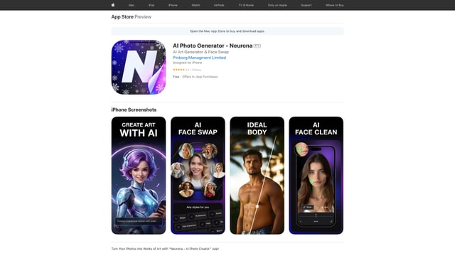 Al Photo Generator - Neurona - AI photo generator and editor for ...